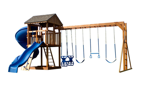 850-B Wooden Swing Set