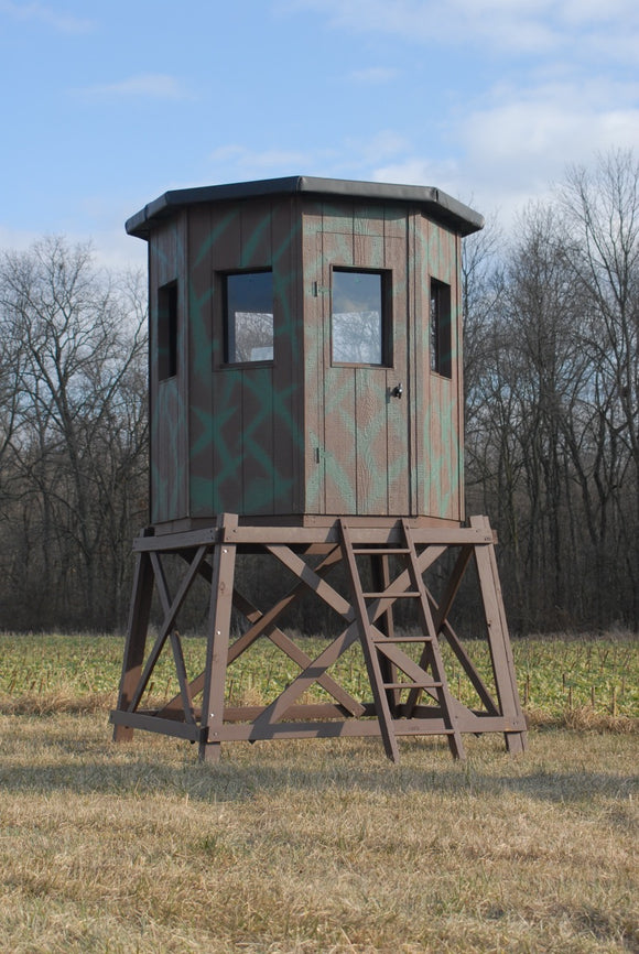 Wood Hunting Blinds
