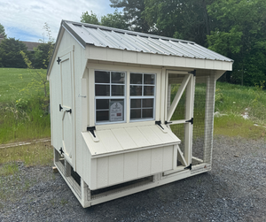 6x8 Quaker Combo Chicken Coop