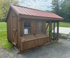 7x12 Quaker Combo Chicken Coop