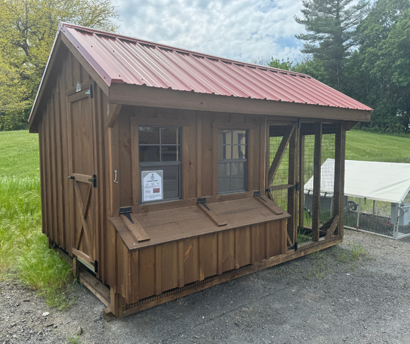 7x12 Quaker Combo Chicken Coop