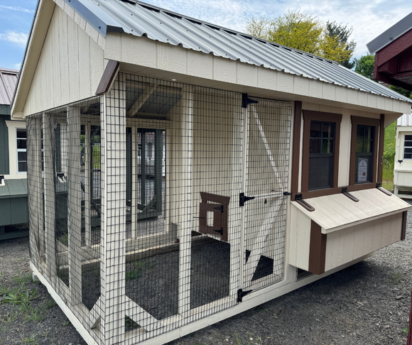 7x12 Quaker Combo Chicken Coop
