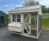 6x8 Quaker Combo Chicken Coop