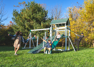 Silver Star Vinyl Swingset