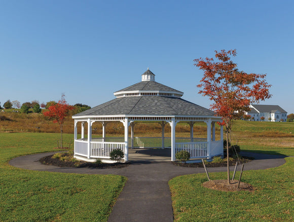 Dodecagon Vinyl Gazebo