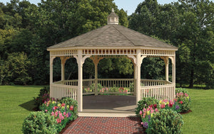 Octagon Vinyl Gazebo