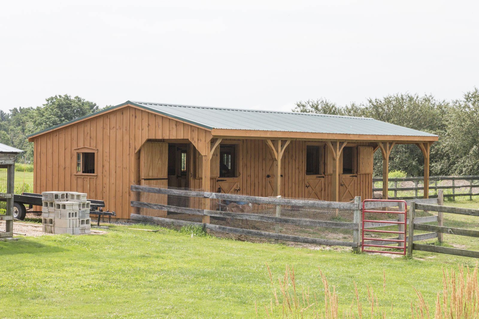 Log Horse Barn  Horse barn ideas stables, Horse barn, Horse barns