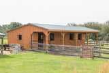 Low Profile Horse Barns