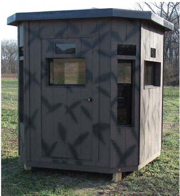 6X7 Combo Wooden Hunting Blind