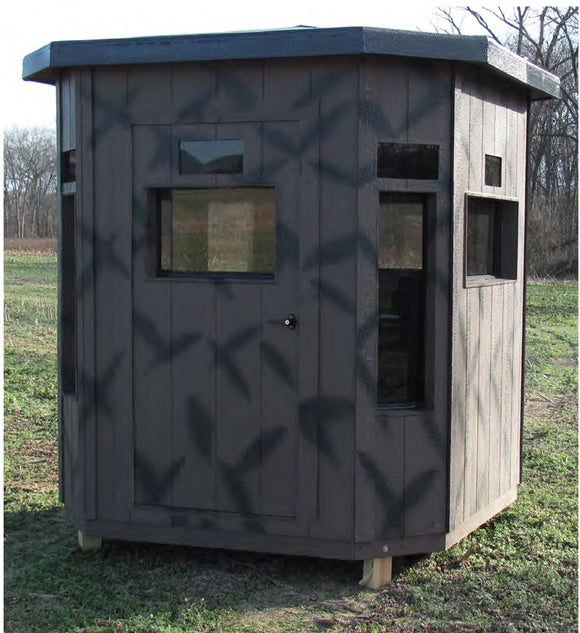6X6 Combo Wooden Hunting Blind