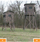 6X6 Combo Wooden Hunting Blind