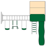 C-1 HIDEOUT Swing Set