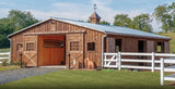 Low Profile Horse Barns