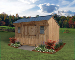 Board & Batton Quaker Barn Storage Shed