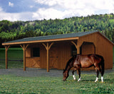 Low Profile Horse Barns