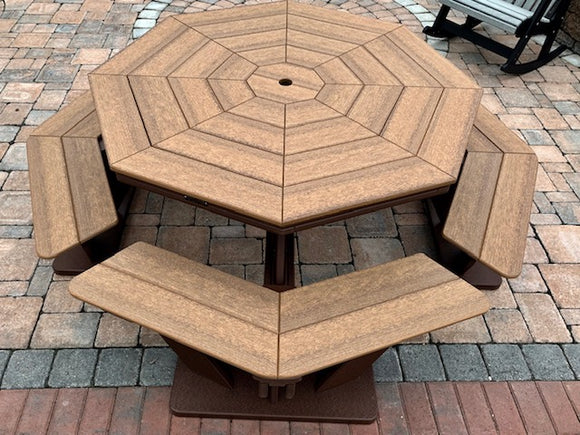 Octagon Wooden Table