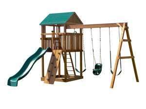 808-A 22 X 22 Wooden Swing Set