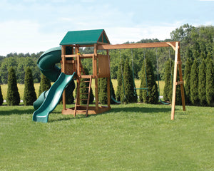 817-A 26 X 16 Wooden Swing Set