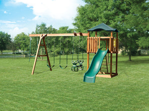 825-A Wooden Swing Set