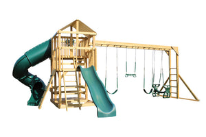 975-B 28 X 18 Wooden Swing Set