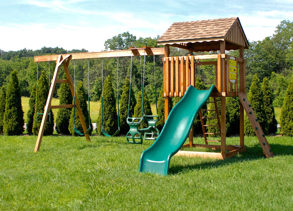 851-A 26 X 20 Wooden Swing Set