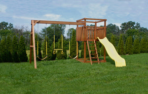 854-A 26 X 20 Wooden Swing Set