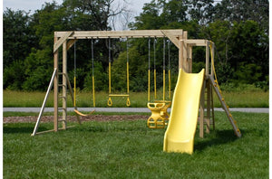 756-B 20 X 20 Wooden Swing Set