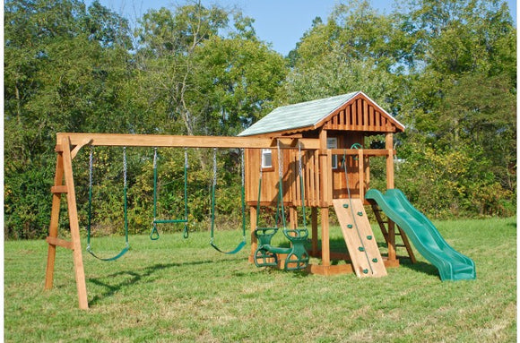 878-A 26 X 18 Wooden Swing Set