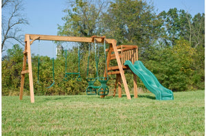 723-A 18 X 18 Wooden Swing Set