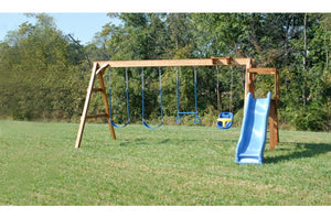 714-A 20 X 18 Wooden Swing Set