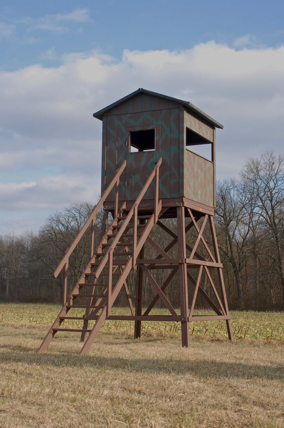 8X8 Wooden Hunting Blind